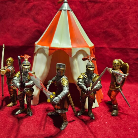 Schleich Knights and tent - Picture 2 of 14